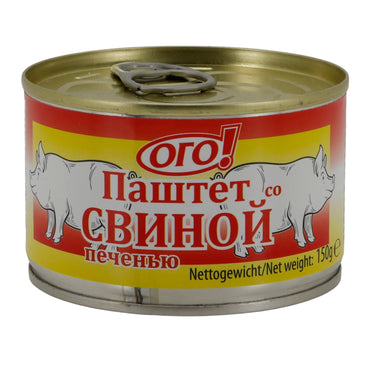 Brotaufstrich OGO! | Mit Schweineleber | Sterilisiert | 150 g OGO!