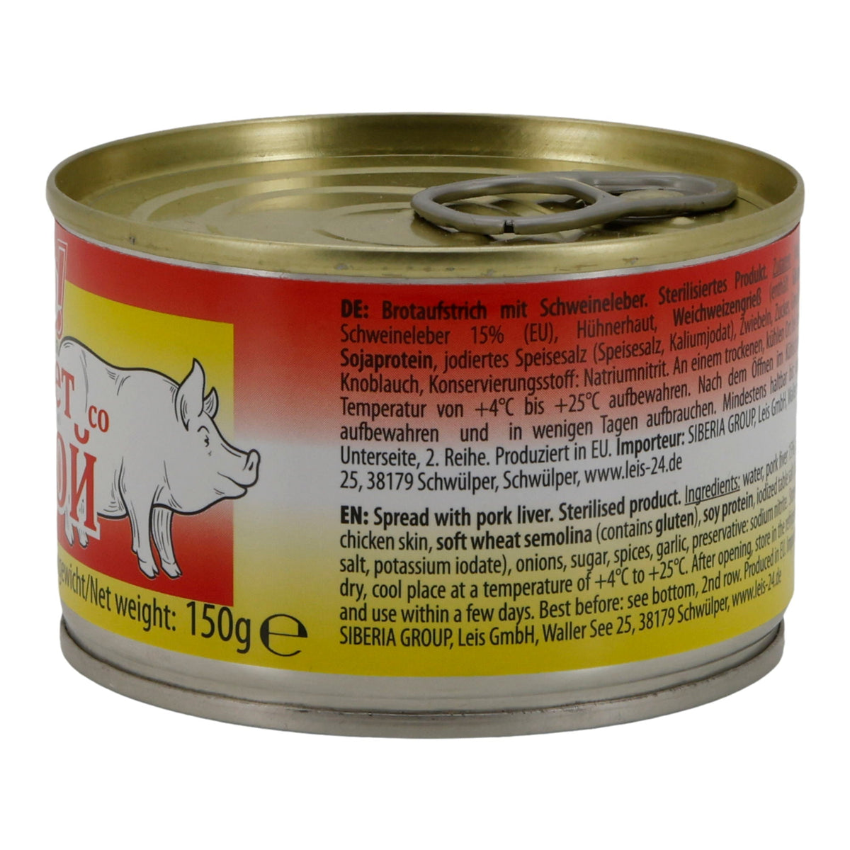 Brotaufstrich OGO! | Mit Schweineleber | Sterilisiert | 150 g OGO!