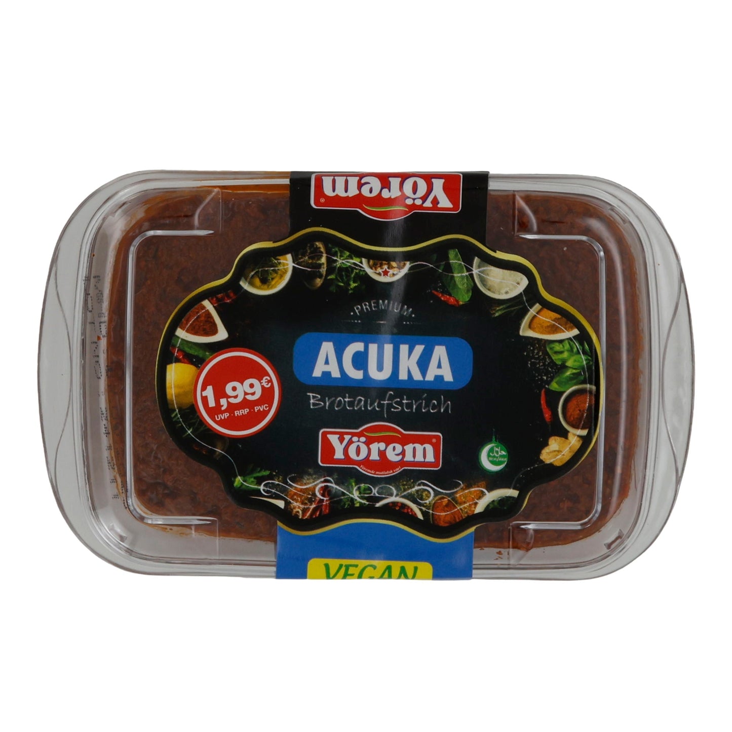 Brotaufstrich Yörem Acuka | Brotaufstrich | Würziger Paprika-Walnuss-Aufstrich | 200 g YOEREM