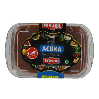 Brotaufstrich Yörem Acuka | Brotaufstrich | Würziger Paprika-Walnuss-Aufstrich | 200 g YOEREM