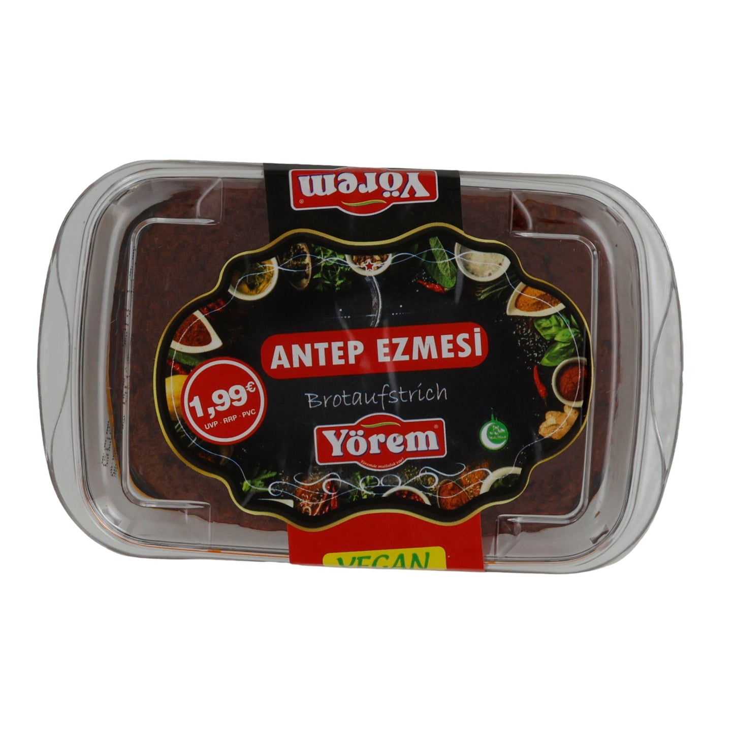 Brotaufstrich Yörem Antep Ezmesi | Brotaufstrich | Würzig-pikanter Paprika-Walnuss-Dip | 200 g YOEREM