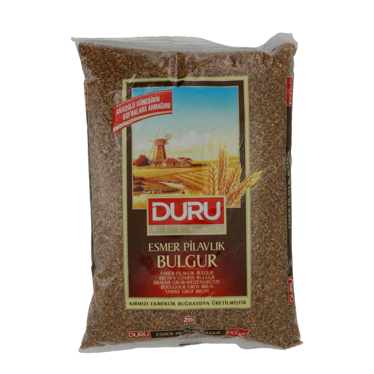 Bulgur Duru | Esmer Pilavlik Bulgur | Grober brauner Bulgur, für herzhafte Gerichte | 1000 g DURU