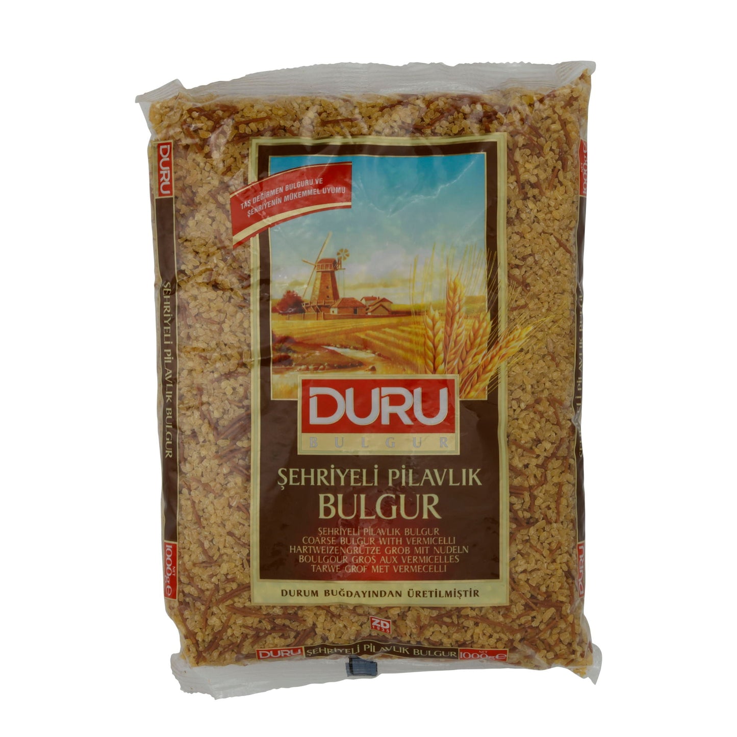 Bulgur Duru Pilav met Vermicelli | Aromatisch | Grof met Fadennudels | 1 kg