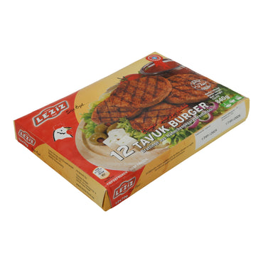 Burger Leziz | Tavuk Burger | 12 Hähnchenburger | 840 g LEZIZ