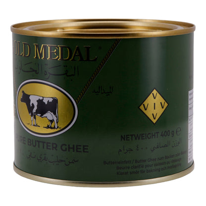 Butterfett Gold Medal | Pure Butter Ghee | High Quality, for Cooking & Baking | 400 g
