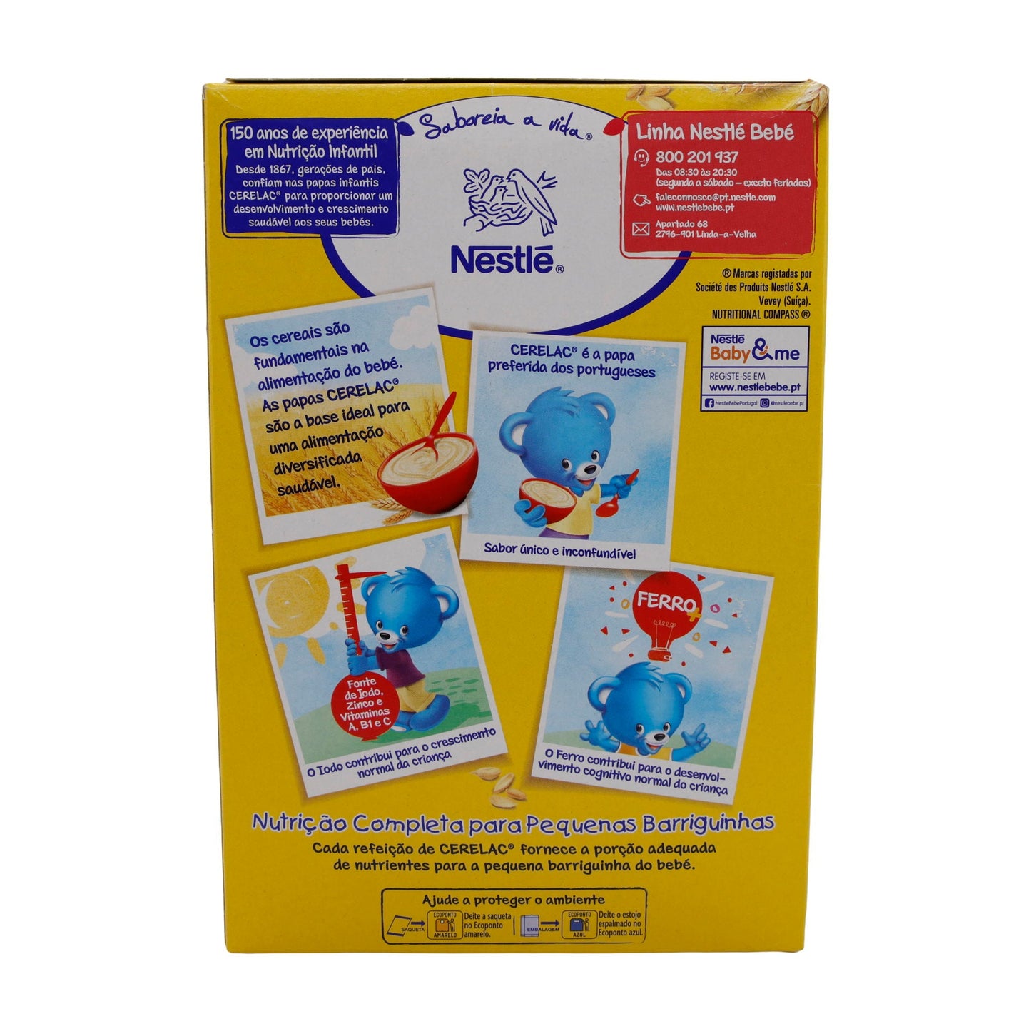 Cerelac Farinha Láctea Nestlé | Milchgetreidebrei | Für Babys ab 6 Monaten | 500 g - Taste Your World