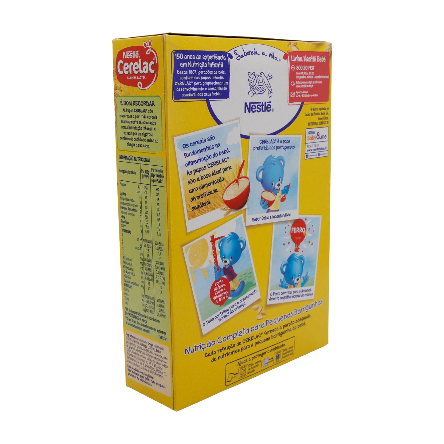 Cerelac Farinha Láctea Nestlé | Milchgetreidebrei | Für Babys ab 6 Monaten | 500 g - Taste Your World