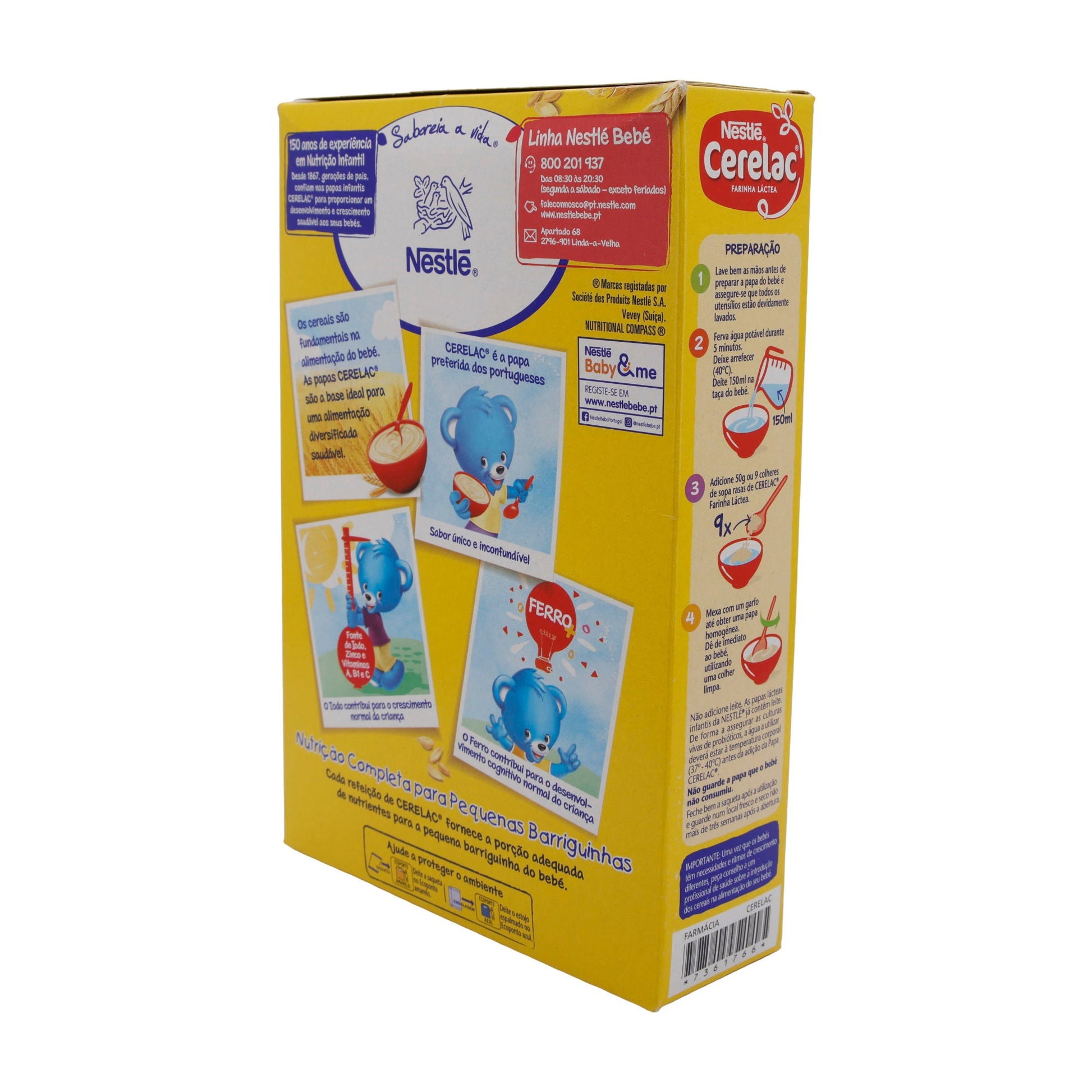 Cerelac Farinha Láctea Nestlé | Milchgetreidebrei | Für Babys ab 6 Monaten | 500 g - Taste Your World