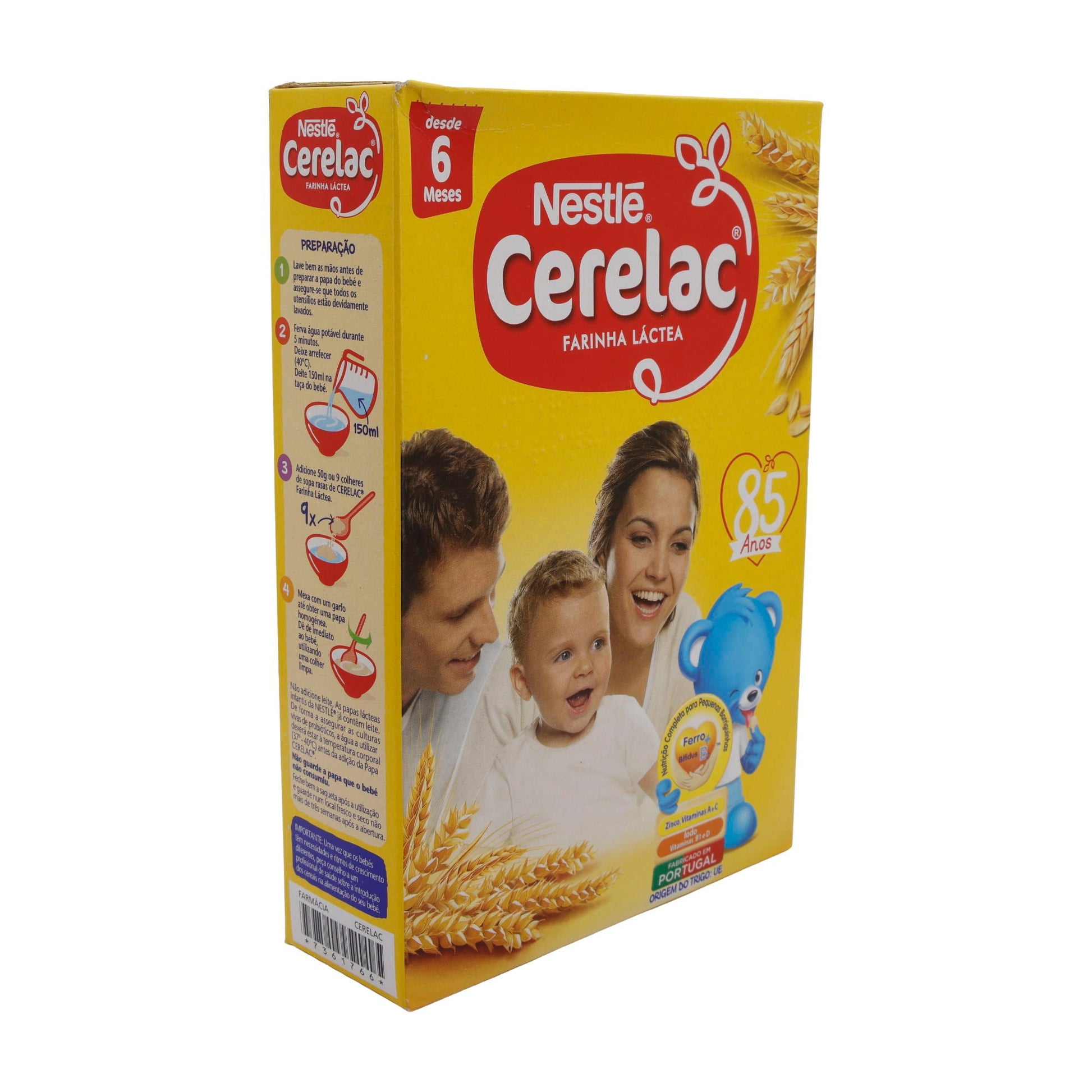 Cerelac Farinha Láctea Nestlé | Milchgetreidebrei | Für Babys ab 6 Monaten | 500 g - Taste Your World