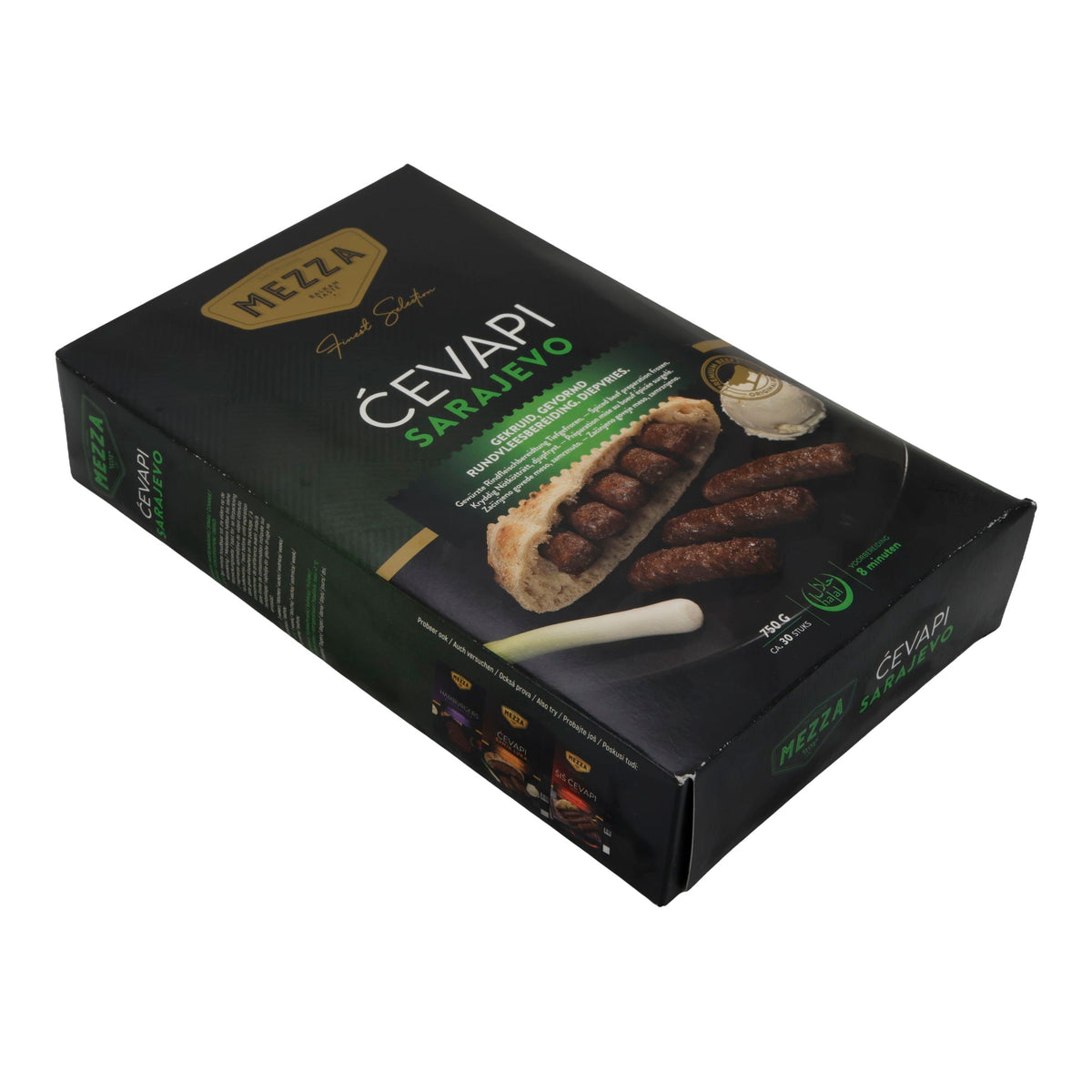 Ćevapi Sarajevo Mezza | Original Balkan-Rindfleischröllchen | Tiefgefroren | 750 g MEZZA FOOD