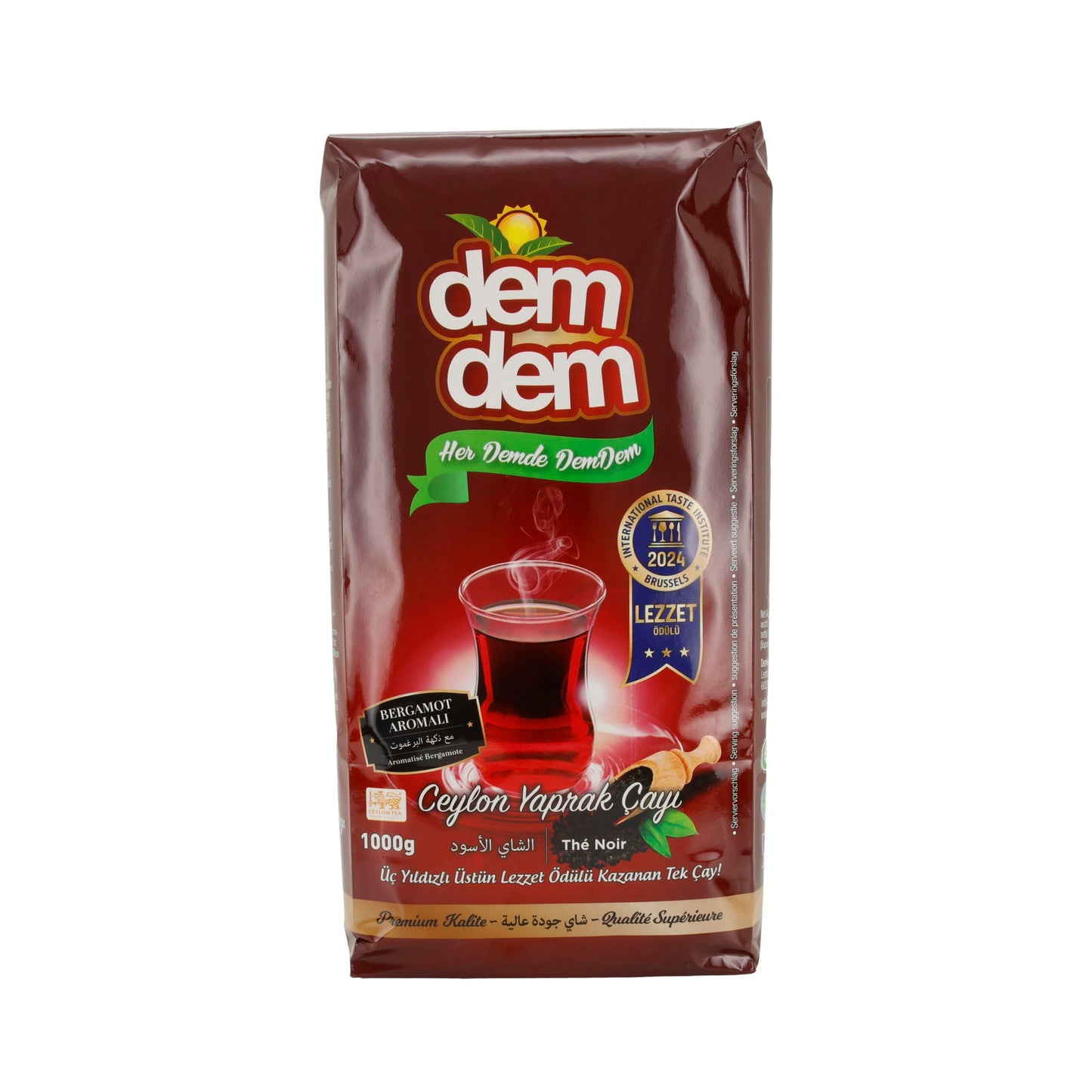 Ceylon Schwarzer Tee Bergamotte Dem Dem | Schwarz-Tee | Aromatisiert | 1000 g