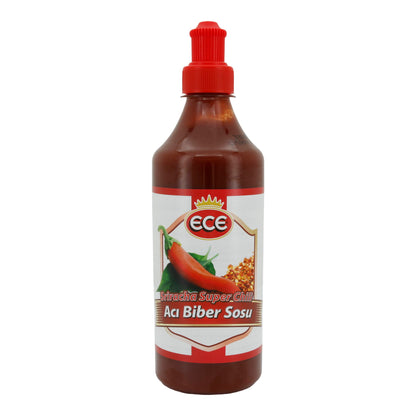Chili Saus Ece | Sriracha Super Chili | Extra pittig | 580 g