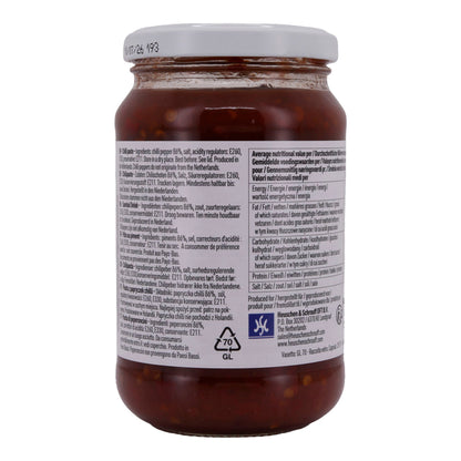 Chilipaste Sambal Oelek | Pasta di peperoncino tradizionale | Versatile | 370 g