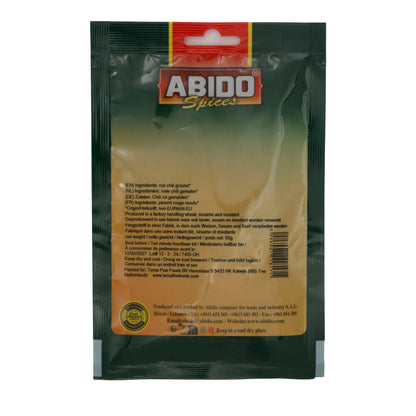 Abido Rotes Chilipulver – 50 g – Finely ground for spicy heat