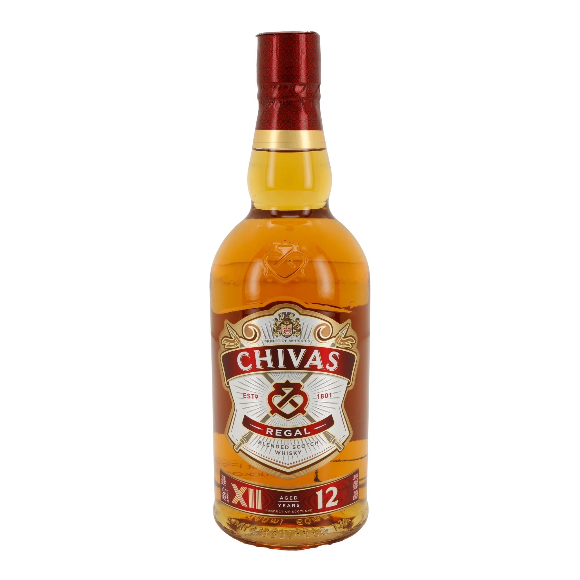 Chivas Regal | Blended Scotch Whisky | 12 Years Aged | 40 % vol | 700 ml Chivas