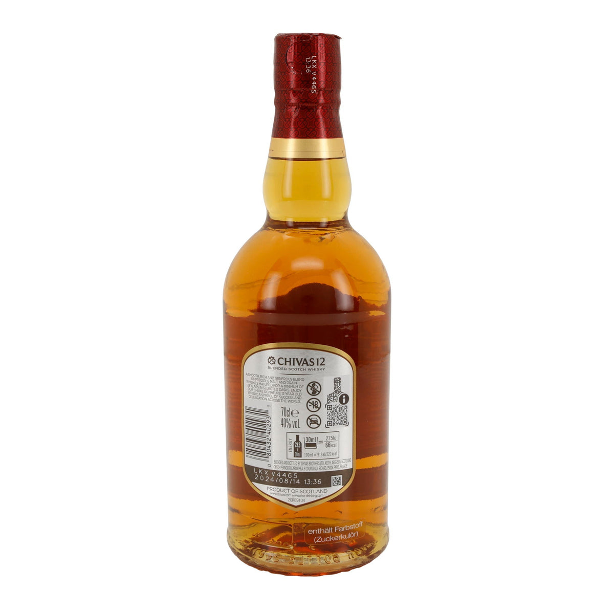 Chivas Regal | Blended Scotch Whisky | 12 Years Aged | 40 % vol | 700 ml Chivas