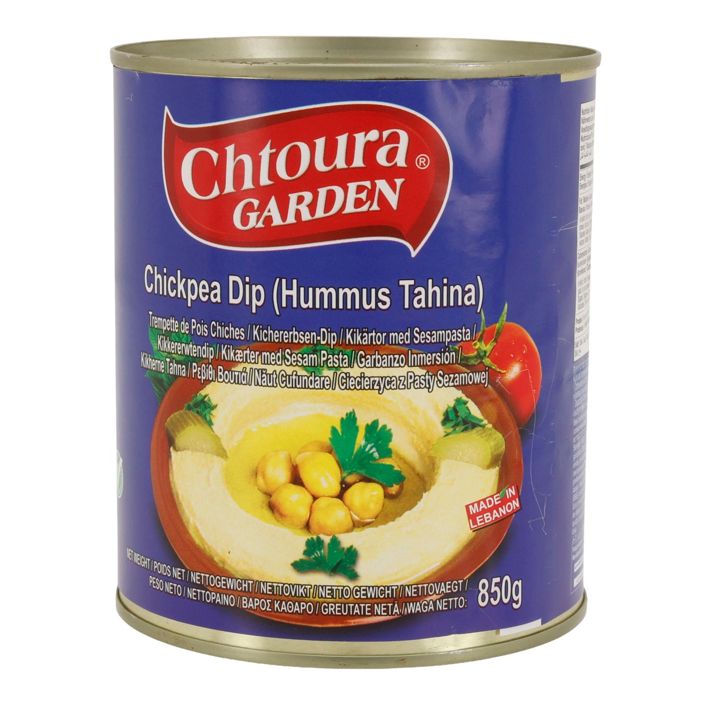 Chtaura Garden | Hummus mit Tahina | Kichererbsen & Sesampaste | 850 g