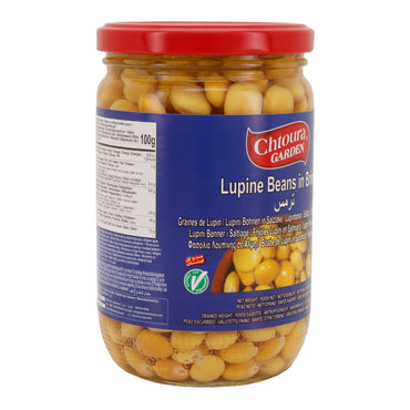 Chtaura Garden | Lupinenbohnen in Salzlake | verzehrfertig & fermentiert | 665 g (Abtropfgewicht: 410 g) - Taste Your World