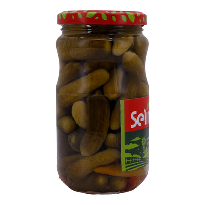 PICKLED GORNICHON CUCUMBERS GLASS