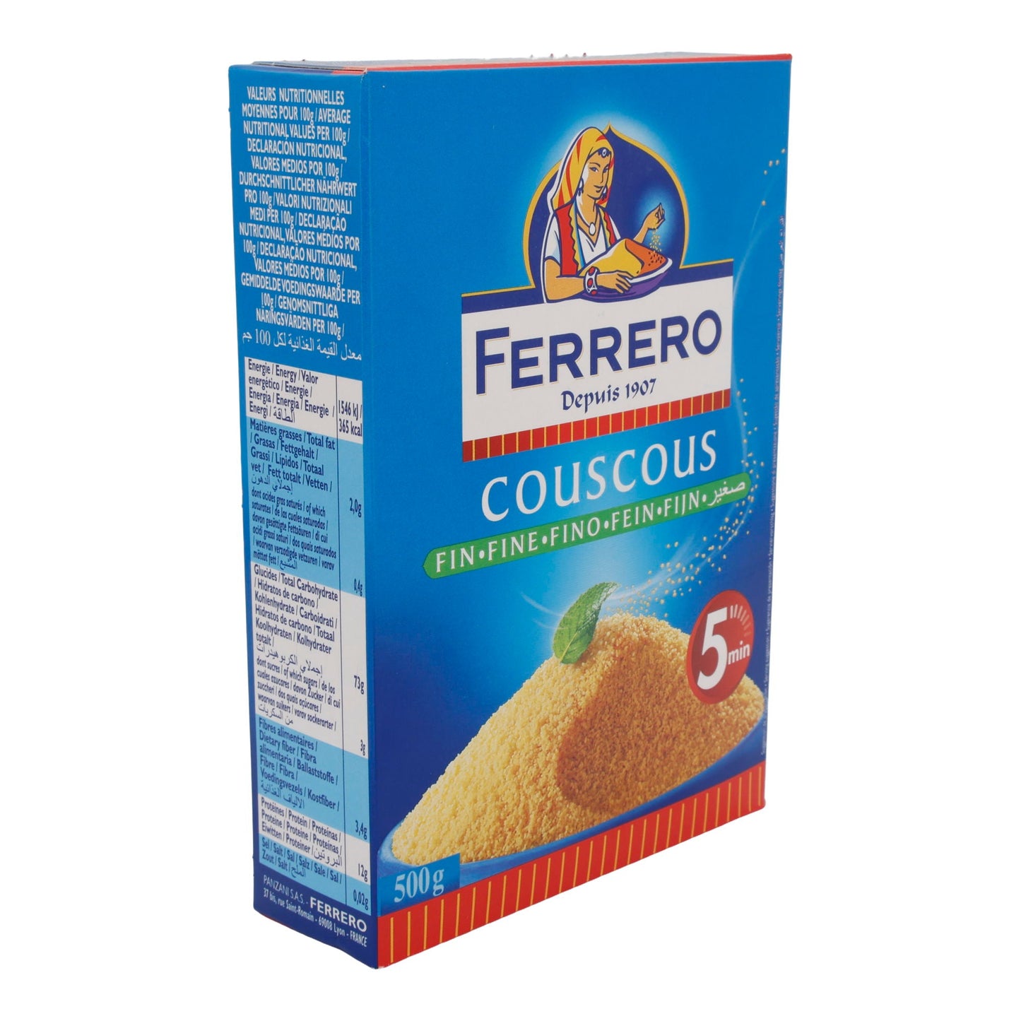 Couscous Ferrero | Fine | Veloce e versatile | 500 g