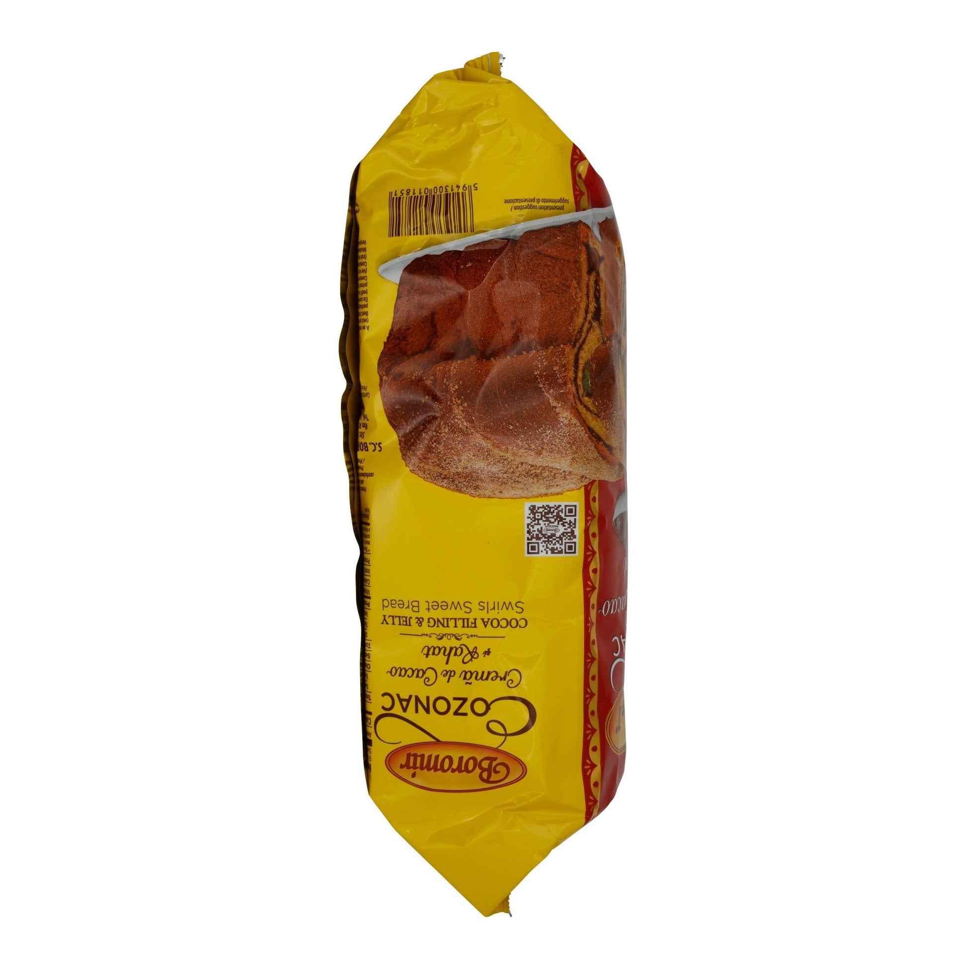 Cozonac Boromir | Mit Kakaocreme und Rahat | Traditioneller rumänischer Hefekuchen | 500 g BOROMIR
