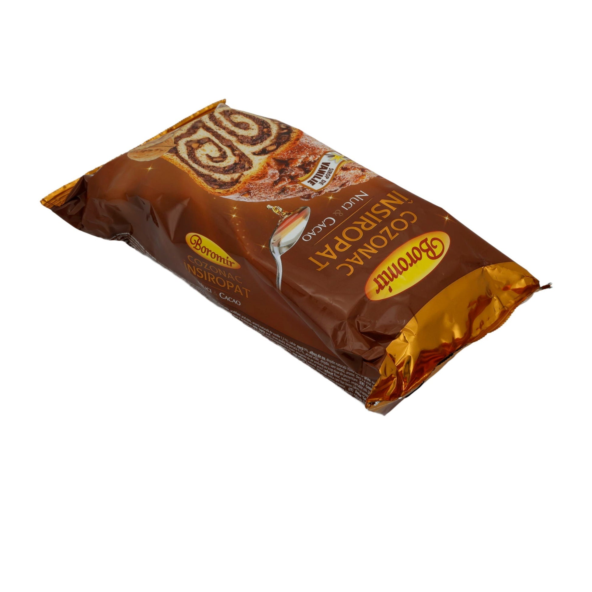 Cozonac Însiroptat Boromir | Mit Walnüssen und Kakao | Traditioneller rumänischer Hefekuchen | 550 g BOROMIR