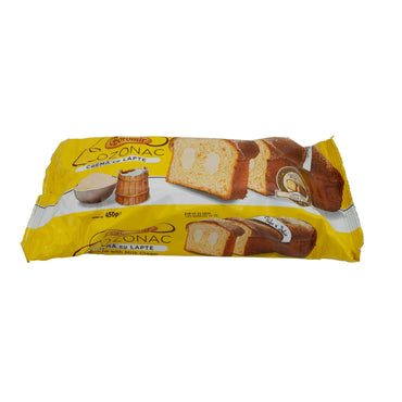 Cozonac mit Milchcreme Boromir | Traditioneller rumänischer Hefekuchen | Mit cremiger Füllung | 450 g BOROMIR