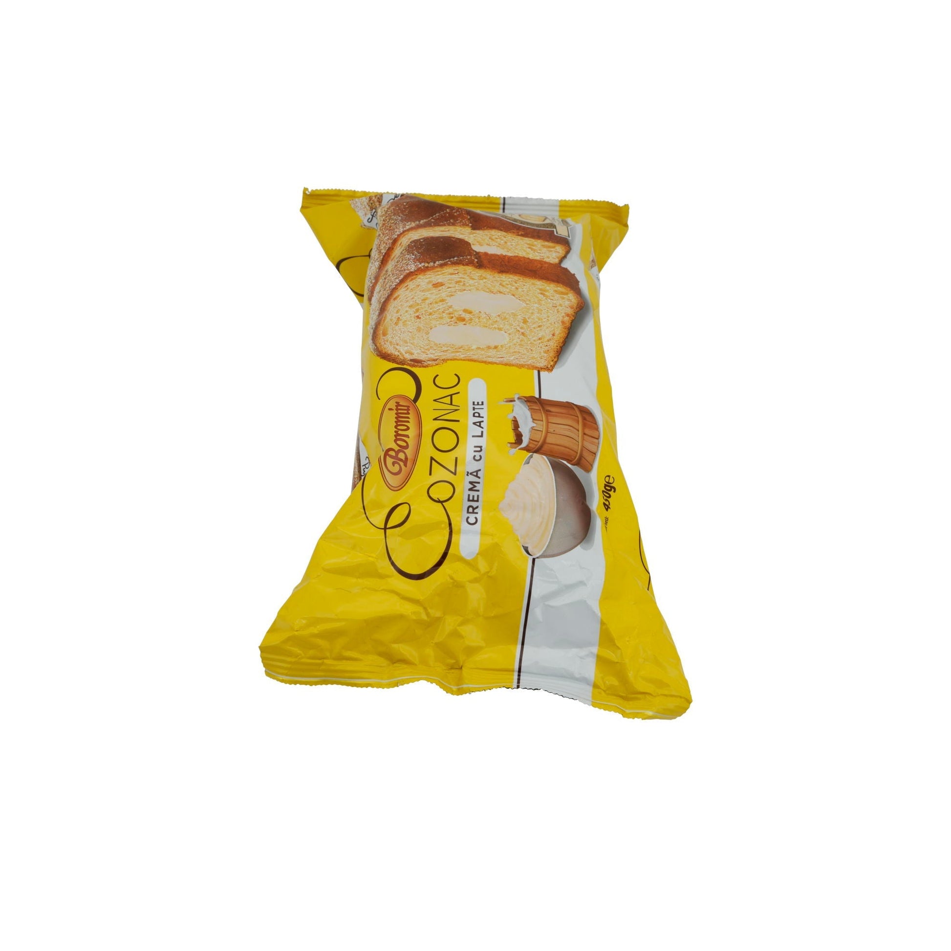 Cozonac mit Milchcreme Boromir | Traditioneller rumänischer Hefekuchen | Mit cremiger Füllung | 450 g BOROMIR