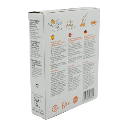 Creme brulée Carmencita | Crema Catalana Tozu | Katalan Kreması, glutensiz, 14 Porsiyon (56 g)