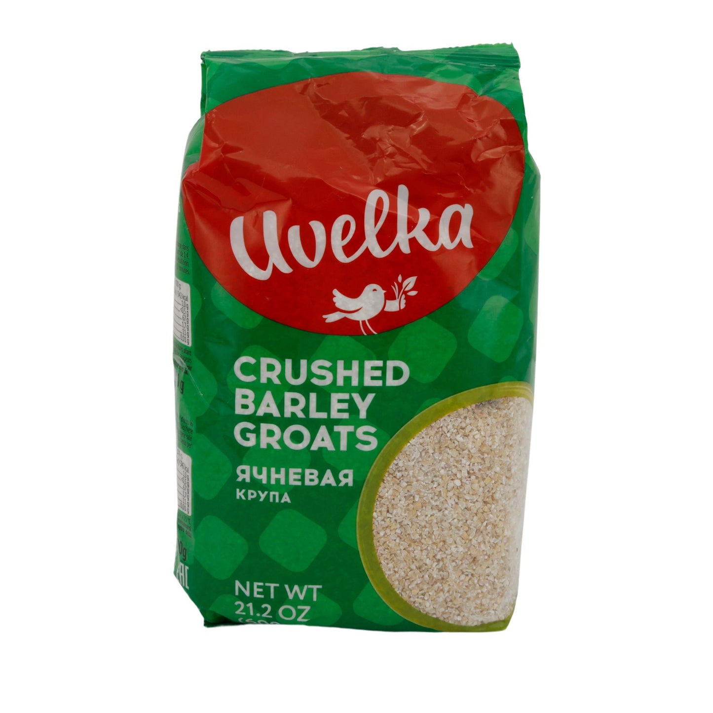 Crushed Barley Groats | Getreide | Zerstoßene Gerstenkörner | 600 g UVELKA