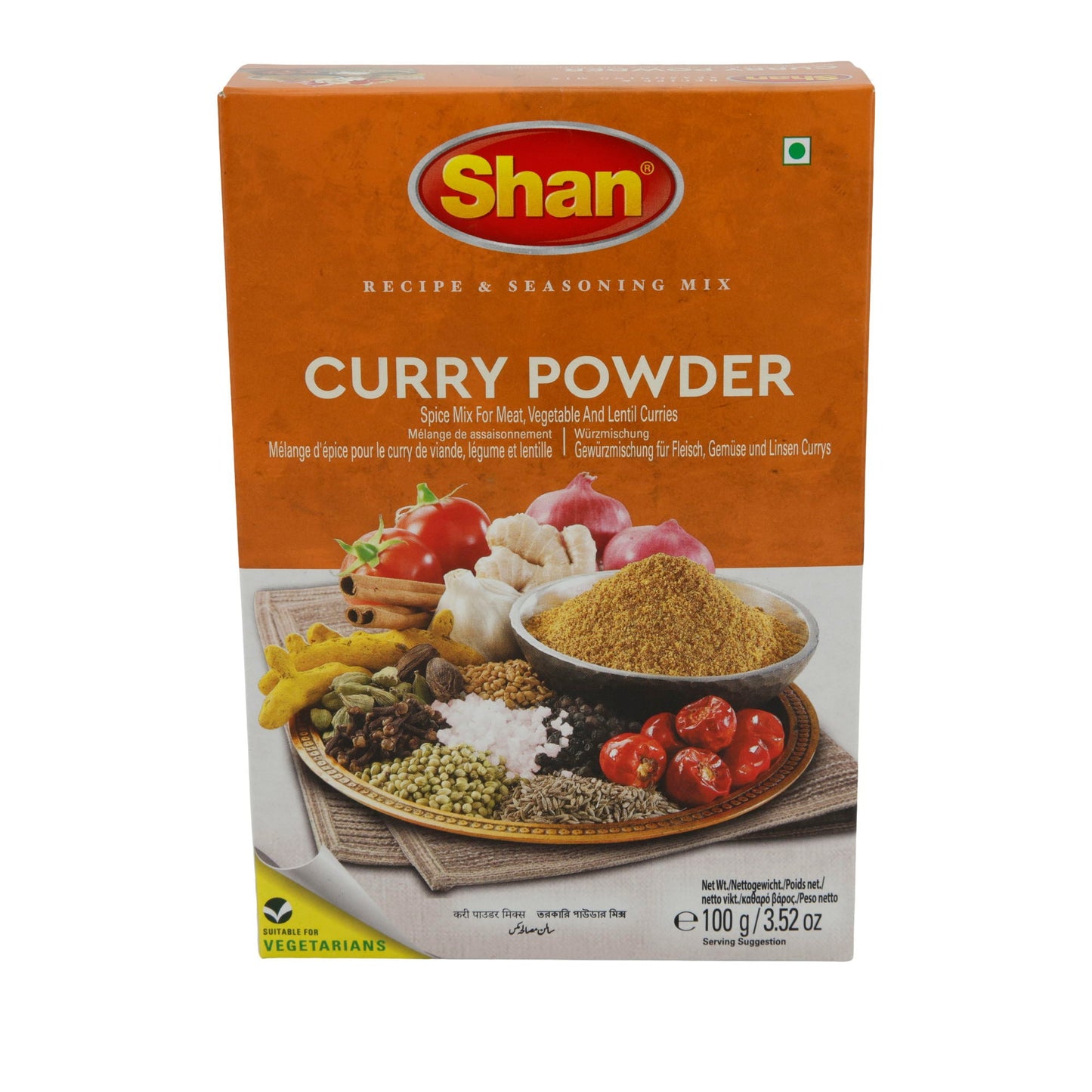 Currypoeder Shan | Kruidenmix | Voor vlees-, groente- en linzencurry's | 100 g
