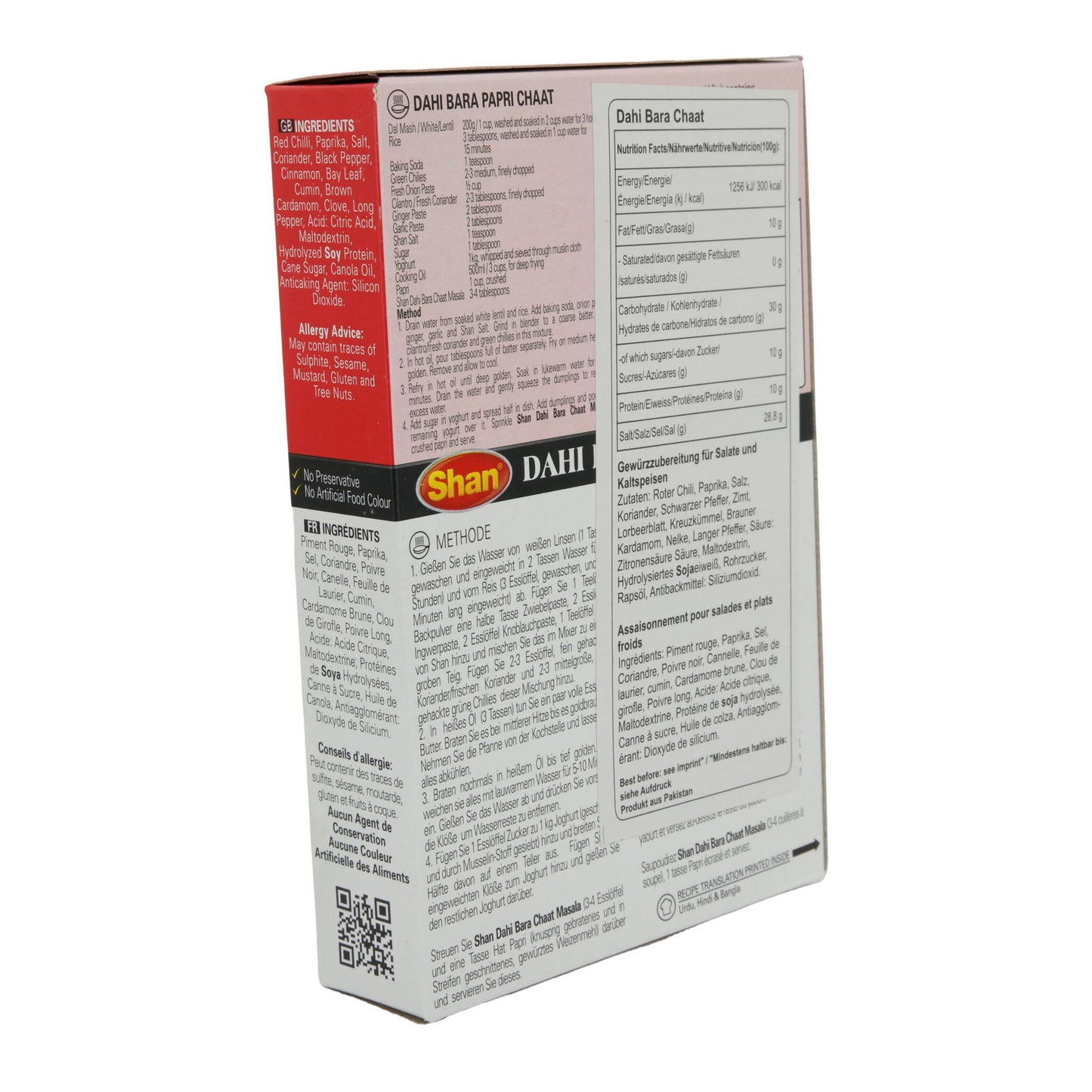 Dahi Bara Chaat Gewürzmischung Shan | Würzige Mischung | Für Joghurtdumplings | 50 g