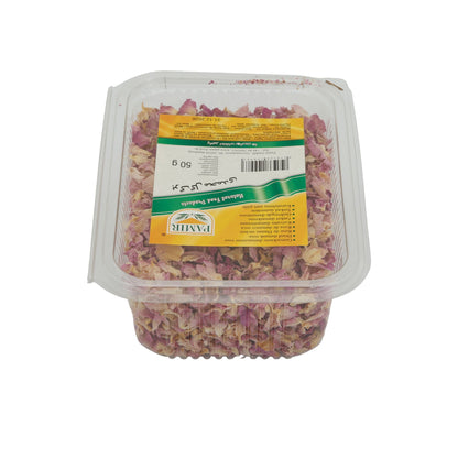Damastrozenbloesem Pamir | Aromatische bloesems | Voor thee, desserts en oosterse gerechten | 50 g verpakking