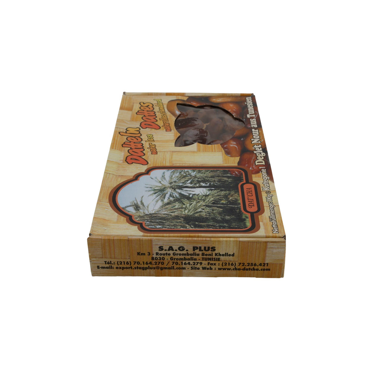 Datteln Dat'Cha Datteln Deglet Nour | naturbelassen aus Tunesien | lose | 1 kg DATCHA