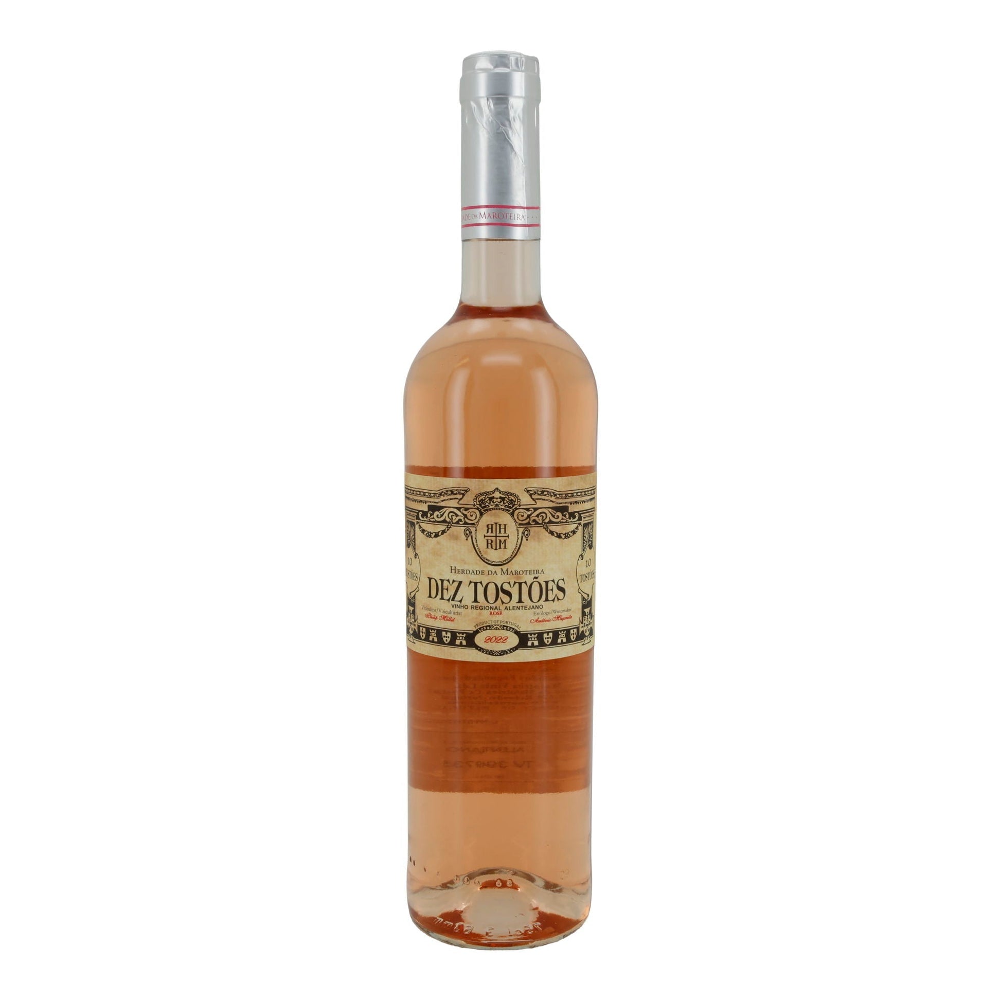 Dez Tostões Rosé 2022 | Vinho Regional Alentejano | Portugiesischer Roséwein | 750 ml | 13 % vol Herdade da Maroteira