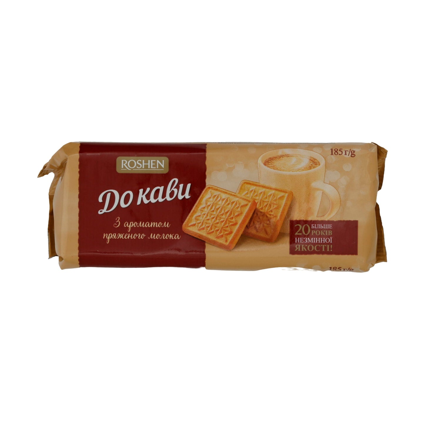 „Do Kavy“ Kekse Roshen | Gebäck | Mit Milchgeschmack | 185 g Packung