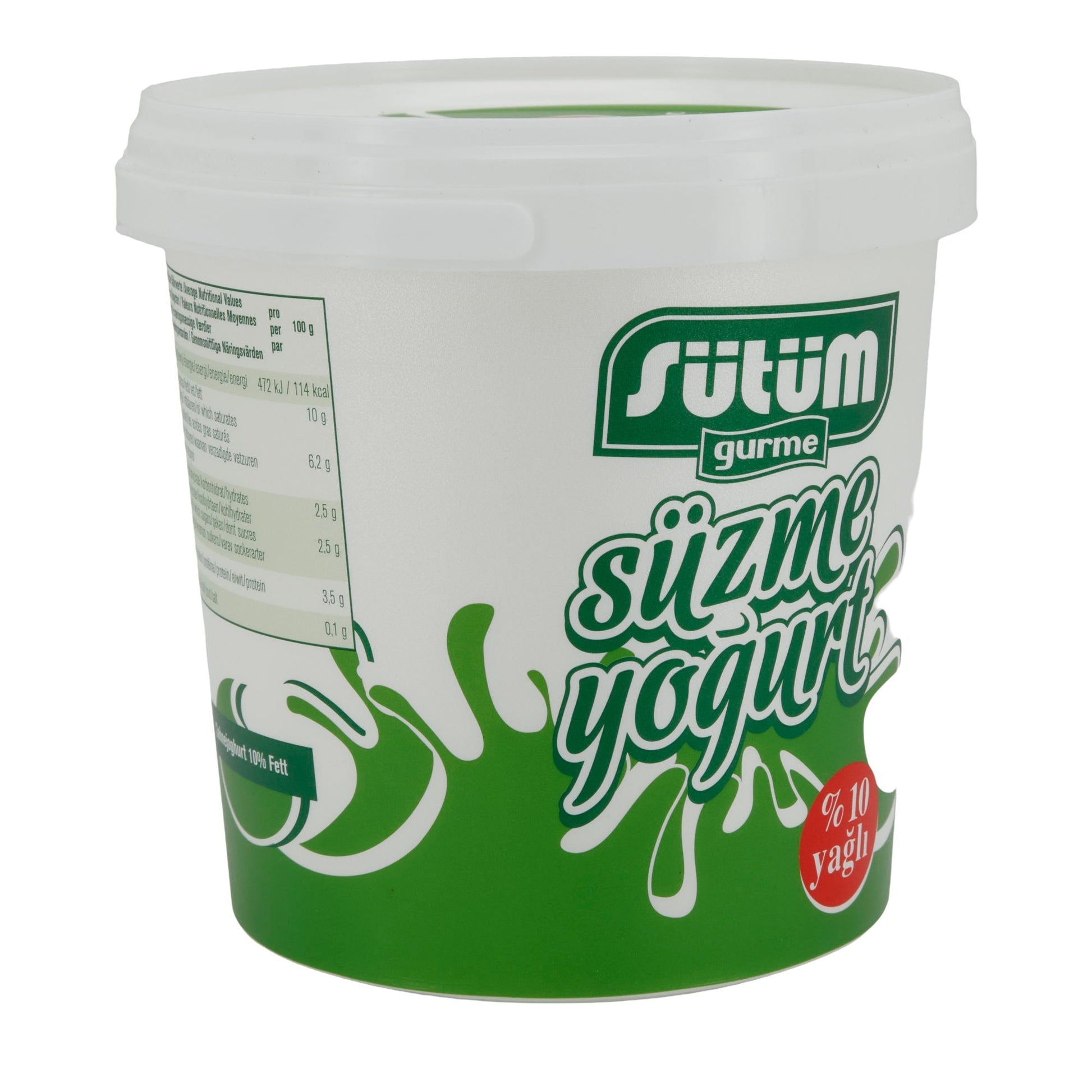 Dorfjoghurt Sütüm Köy Yoğurdu | Joghurt | Traditioneller Dorfjoghurt mit 10 % Fett | 1000 g SUETUEM