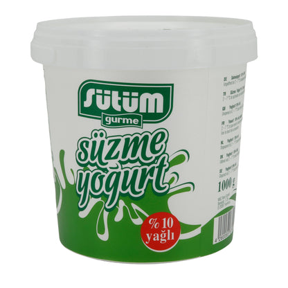 Dorfjoghurt Sütüm Köy Yoğurdu | Joghurt | Traditioneller Dorfjoghurt mit 10 % Fett | 1000 g SUETUEM