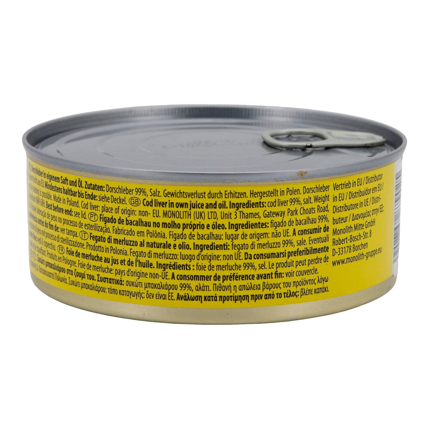 Cod Liver | Fish | In Its Own Juice and Oil | 240g