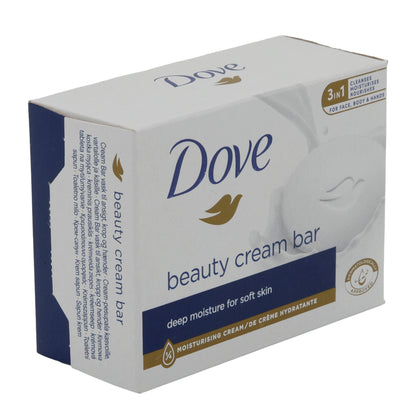 Dove Beauty Cream Bar | Pflegeseife mit Feuchtigkeitscreme | 90 g | Für Gesicht, Körper & Hände | Dermatologisch getestet