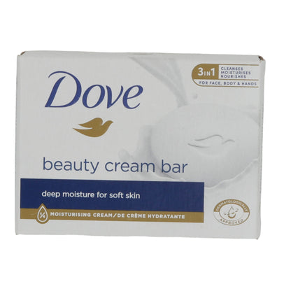 Dove Beauty Cream Bar | Pflegeseife mit Feuchtigkeitscreme | 90 g | Für Gesicht, Körper & Hände | Dermatologisch getestet