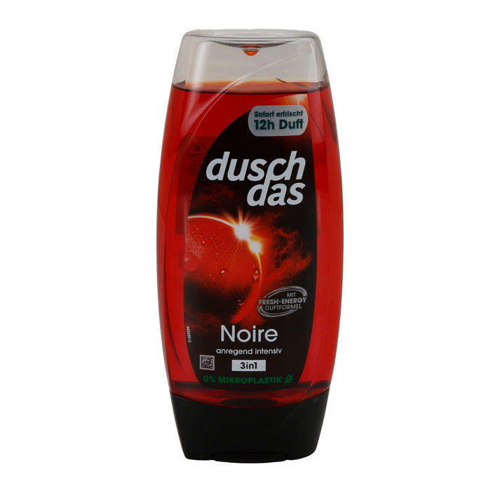 Duschgel duschdas Noire 3in1 | Duschgel | Anregend intensiv mit Fresh - Energy - Duftformel | 225 ml - Taste Your World