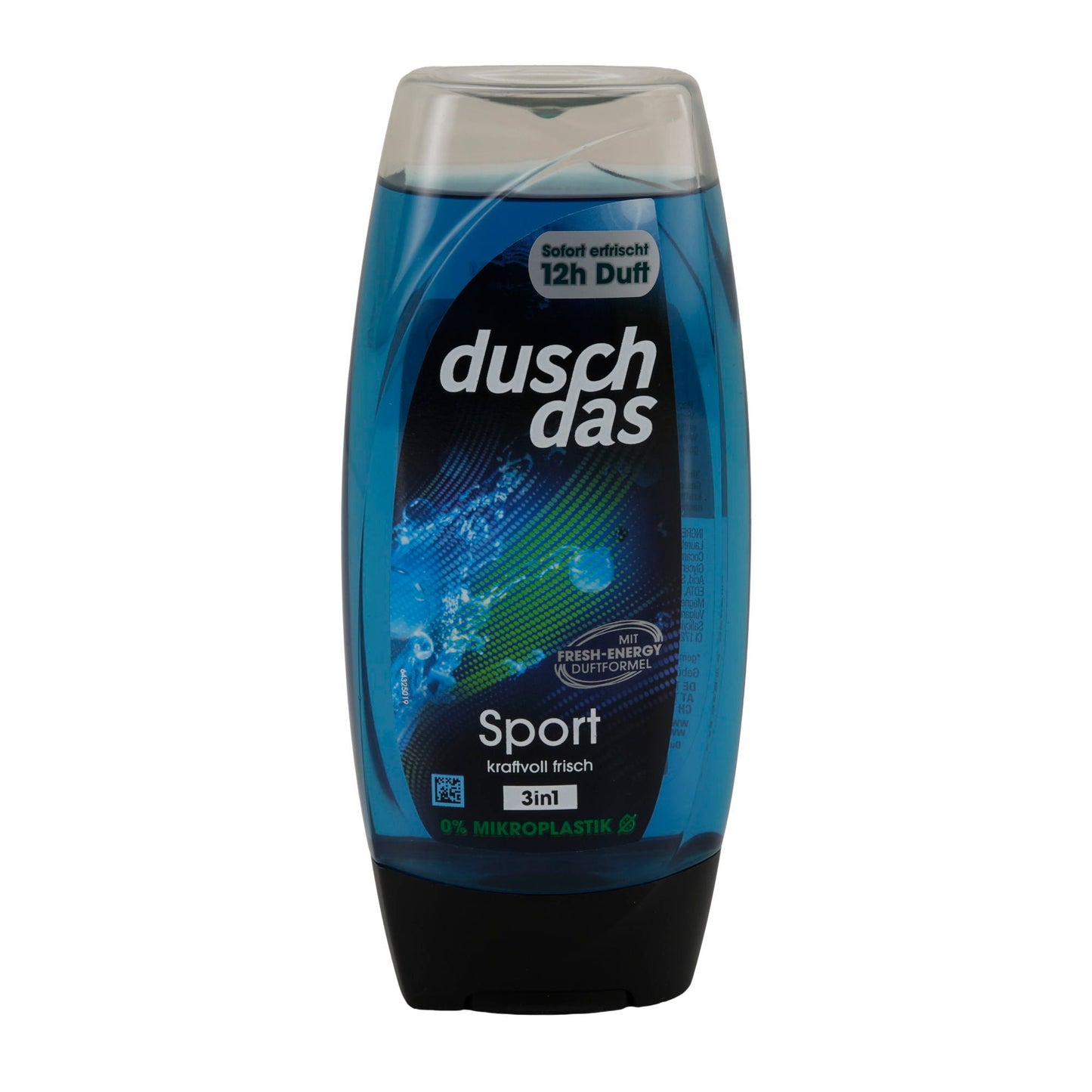 Duschgel duschdas Sport | 3in1 für Körper, Gesicht & Haar | Kraftvoll frisch | 225 ml