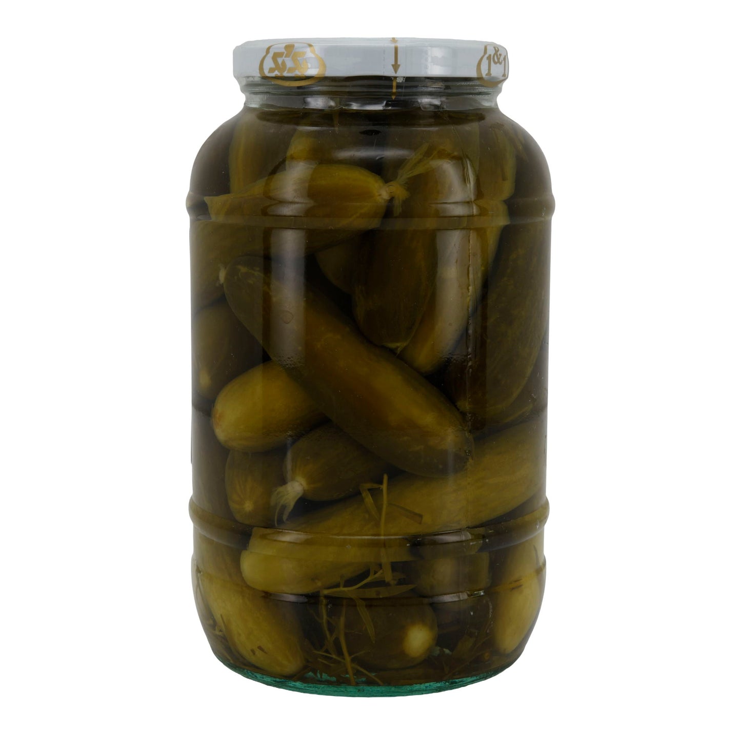 Zoute augurken 1500g pot 1x6