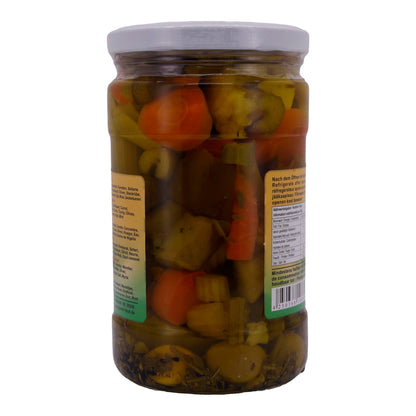 Pickled Vegetables Pamir | Vegetables in Marinade | Spicy | 640 g