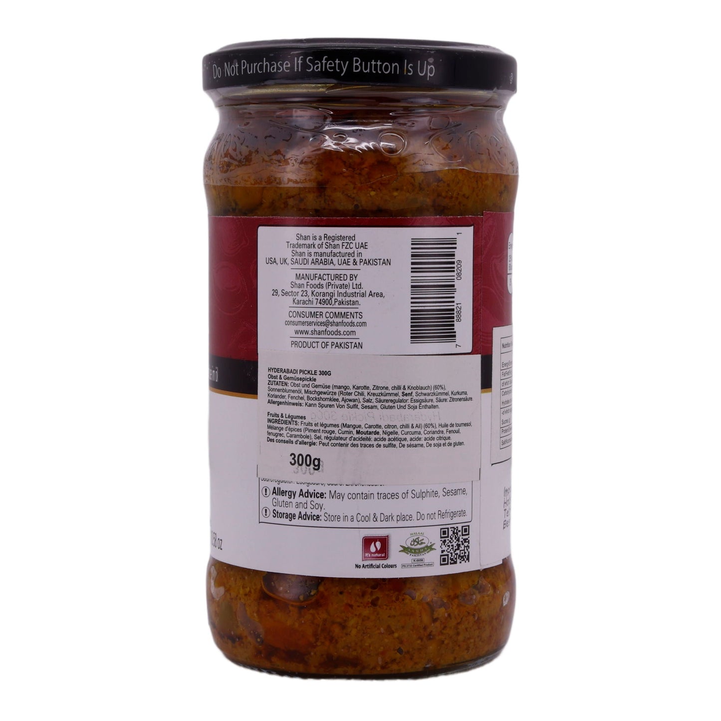 Pickled Vegetables Shan | Hyderabadi Pickle | Spicy & flavorful, pickled | 300g