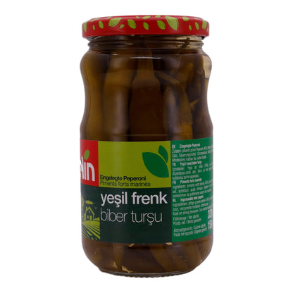 Poivrons Selin marinés | Poivrons verts marinés | Délices épicés | 330 g