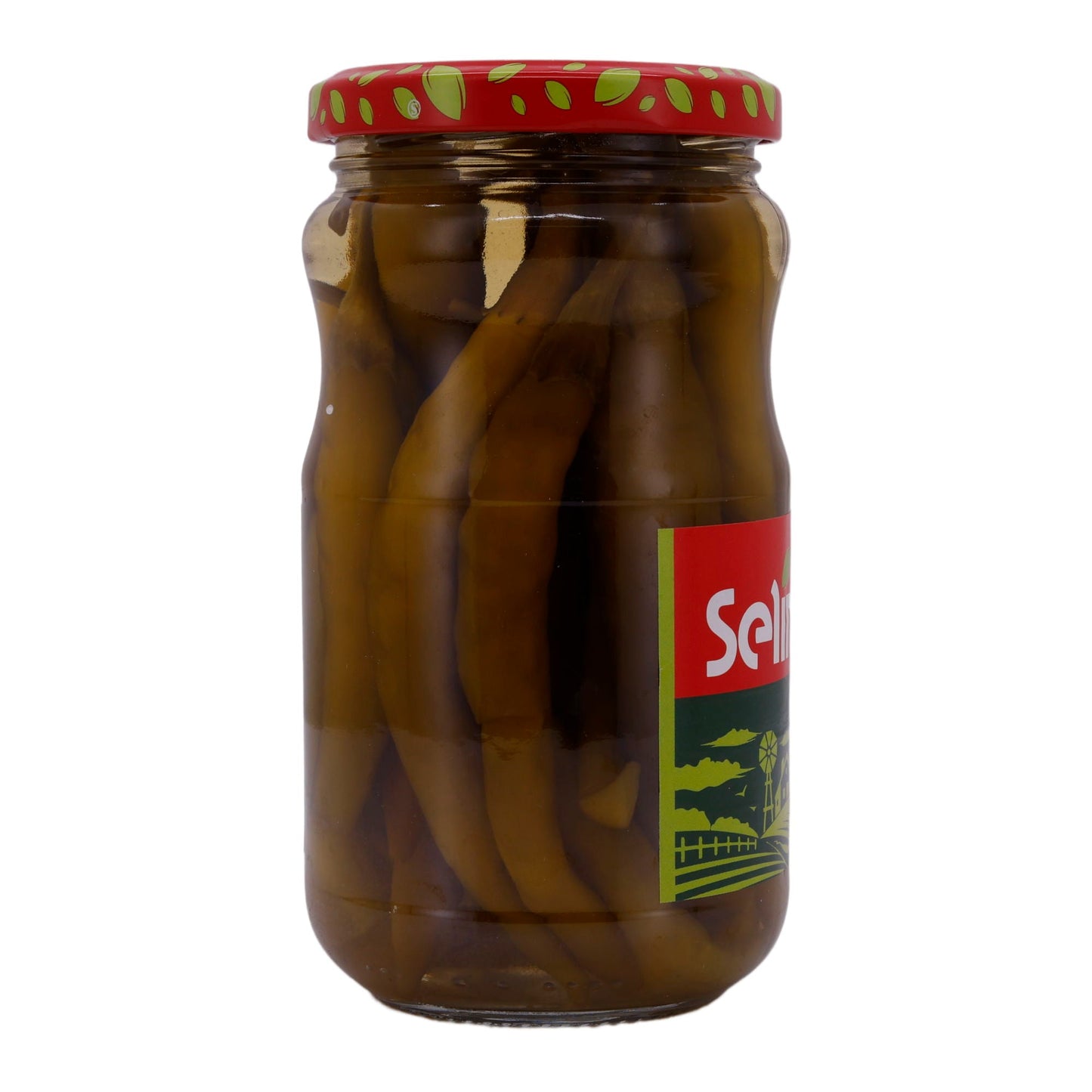 Poivrons Selin marinés | Poivrons verts marinés | Délices épicés | 330 g