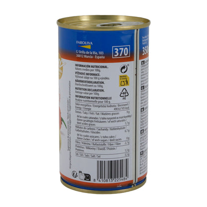 El Faro | Grüne Oliven gefüllt mit Habanero-Paste | Extra scharf | Spanische Tapas | 350 g / 150 g Abtropfgewicht Silca