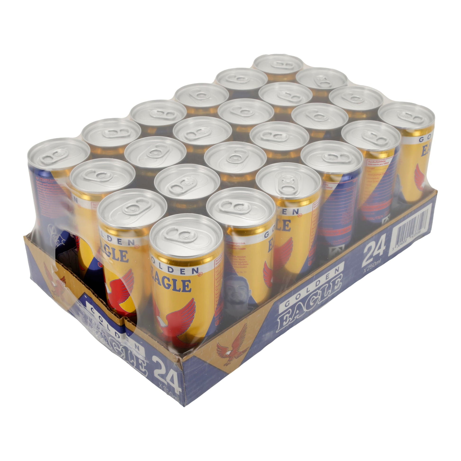 Energy Drink Golden Eagle | Getränk | Mit Koffein und Taurin | 24 x 250ml - Taste Your World